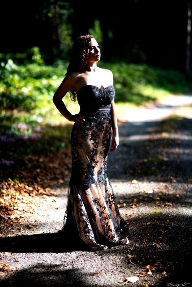 Robe de soirée modèle Champagne