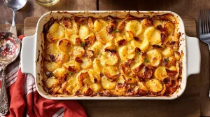 Gratin de pommes de terre, poireaux et carottes : fondant, bien doré et vraiment ultra facile à préparer