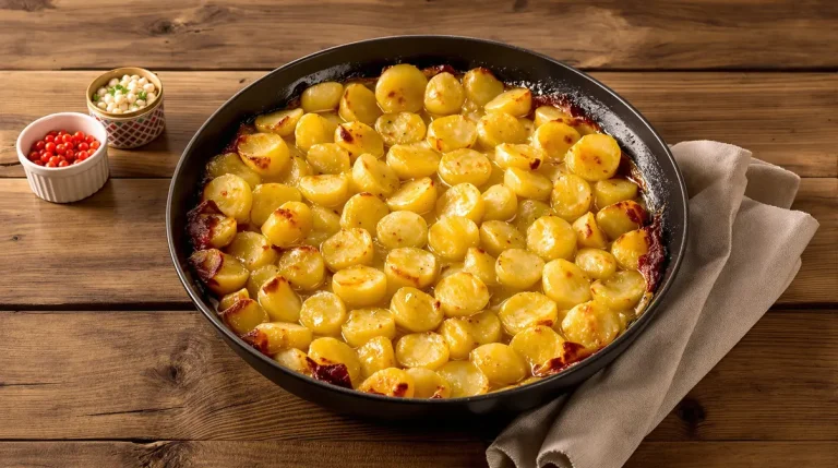 Le gratin le plus simple du monde : pommes, oignons, bouillon… plus onctueux qu’un dauphinois