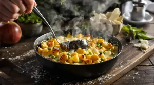 Gratin express : le secret avec des pois cassés, une patate douce et zéro prise de tête