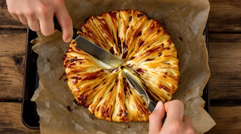 Mon feuilleté camembert-jambon-oignons : la recette riche mais tellement bonne que tout le monde me la réclame